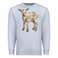 Heather Grey Baby Saanen Goat Premium Sweatshirt - LillyAllenDesigns