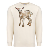 Sandshell Baby Saanen Goat Premium Sweatshirt - LillyAllenDesigns