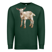 Sports Green Baby Saanen Goat Premium Sweatshirt - LillyAllenDesigns