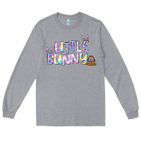 Heather Grey easter little bunny Long Sleeve Tee - Jasminsmagicworld