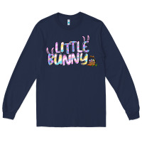 Navy easter little bunny Long Sleeve Tee - Jasminsmagicworld