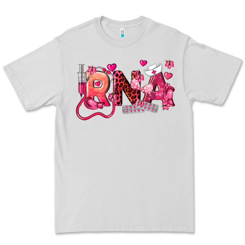 Rna Breast Cancer Registered Nurse Assistant Premium Tee by LillyAllenDesigns | Teevron