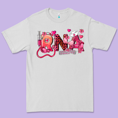 Rna Breast Cancer Registered Nurse Assistant Premium Tee Designed By Lillyallendesigns