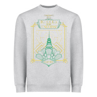 Heather Grey bioshock Heavyweight Sweatshirt - lanVoArt