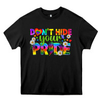 Black LGBTQ+ Don't Hide Your Pride Heavy Core Tee - BundleAndBundleShop