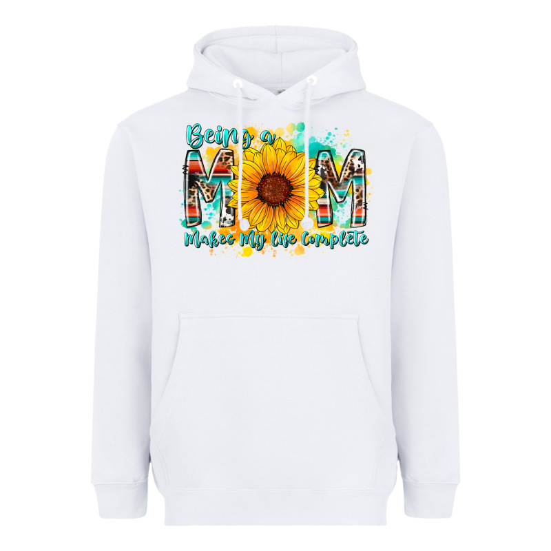 Being A Mom Makes My Life Complete Heavyweight Hoodie by RacoonDesign | Teevron