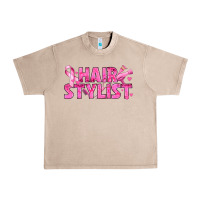French Oak Breast Cancer hair stylist Urban Heavy Tee - texasbilliewilder