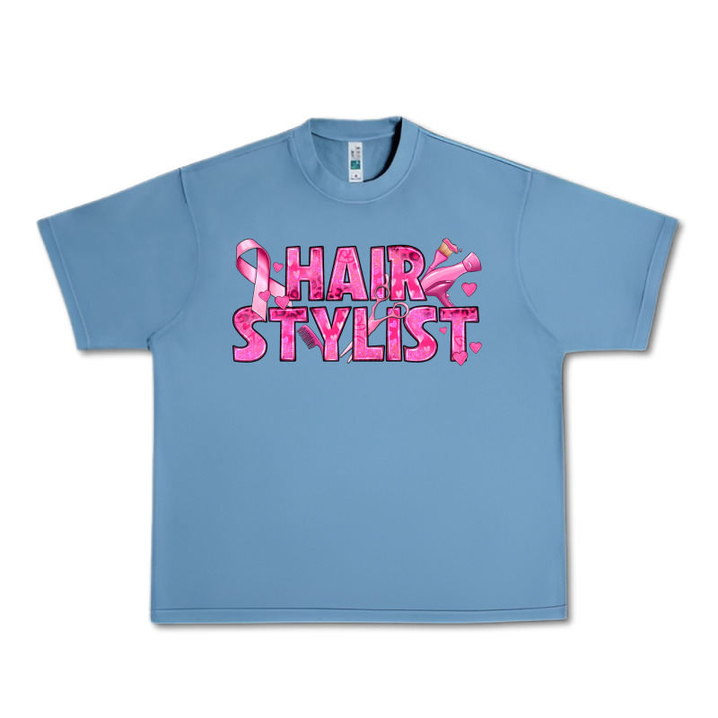 Breast Cancer Hair Stylist Urban Heavy Tee by texasbilliewilder | Teevron