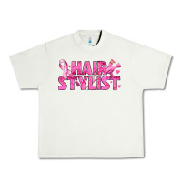 Pistachio Breast Cancer hair stylist Urban Heavy Tee - texasbilliewilder