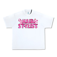 White Breast Cancer hair stylist Urban Heavy Tee - texasbilliewilder