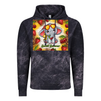Cloud Black sweet summer cute elephant Vintage Hoodie - TumblerDesignByShophia