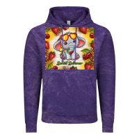 Cloud Purple sweet summer cute elephant Vintage Hoodie - TumblerDesignByShophia