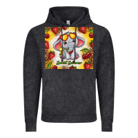 Vintage Black sweet summer cute elephant Vintage Hoodie - TumblerDesignByShophia