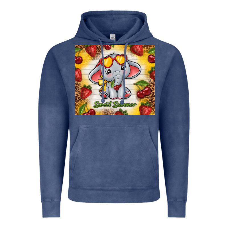 Sweet Summer Cute Elephant Vintage Hoodie by TumblerDesignByShophia | Teevron