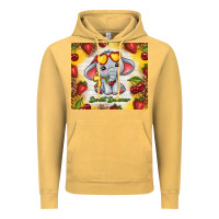 Vintage Mustard sweet summer cute elephant Vintage Hoodie - TumblerDesignByShophia