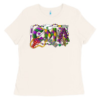 Bone CMA Certified Medical Assistant Mardi Gras Ladies Tee - LillyAllenDesigns