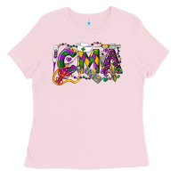 Bubblegum Pink CMA Certified Medical Assistant Mardi Gras Ladies Tee - LillyAllenDesigns
