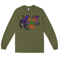 Army Green if the shoe fits Long Sleeve Tee - CowGirlArtShop