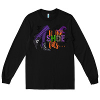 Black if the shoe fits Long Sleeve Tee - CowGirlArtShop