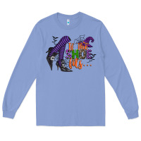 Colony Blue if the shoe fits Long Sleeve Tee - CowGirlArtShop