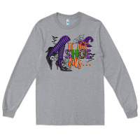 Heather Grey if the shoe fits Long Sleeve Tee - CowGirlArtShop