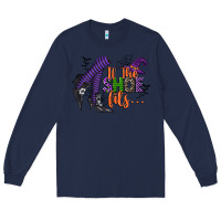 Navy if the shoe fits Long Sleeve Tee - CowGirlArtShop
