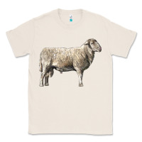 Natural katahdin sheep Classic Tee - LillyAllenDesigns