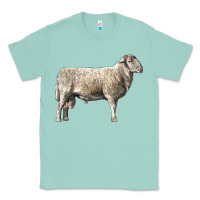 Seafoam katahdin sheep Classic Tee - LillyAllenDesigns