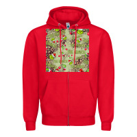 Red The Grinch Seamless Zipper Hoodie - CowhideDigitalArt