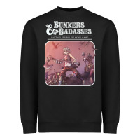 Black bunkers badasses fantasy fps roleplaying game Heavyweight Sweatshirt - lanVoArt