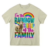 Mossy I'm The Rainbow Sheep Of The Family Heavy Core Tee - BundleAndBundleShop