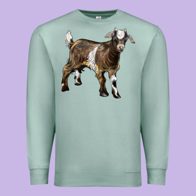 Baby Tennessee Fainting Goat Premium Sweatshirt Designed By Lillyallendesigns