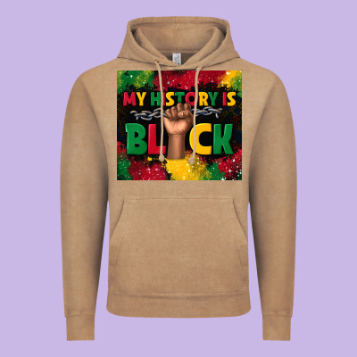 My History Is Black Vintage Hoodie Designed By Tumblerdesignbyshophia