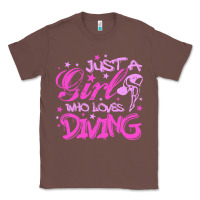 Chestnut funny springboard diving quote diver gift for love girl Classic Tee - lanVoArt