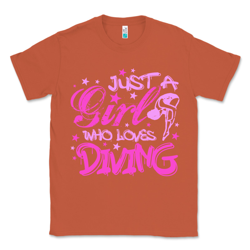 Funny Springboard Diving Quote Diver Gift For Love Girl Classic Tee by lanVoArt | Teevron