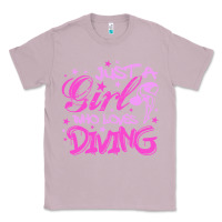 Lilac funny springboard diving quote diver gift for love girl Classic Tee - lanVoArt