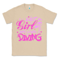 Mushroom funny springboard diving quote diver gift for love girl Classic Tee - lanVoArt