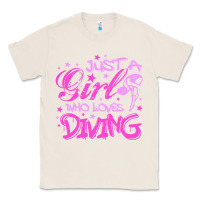 Natural funny springboard diving quote diver gift for love girl Classic Tee - lanVoArt