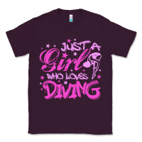 Plum funny springboard diving quote diver gift for love girl Classic Tee - lanVoArt