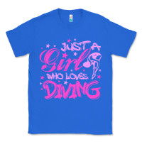 True Royal funny springboard diving quote diver gift for love girl Classic Tee - lanVoArt
