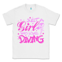 White funny springboard diving quote diver gift for love girl Classic Tee - lanVoArt