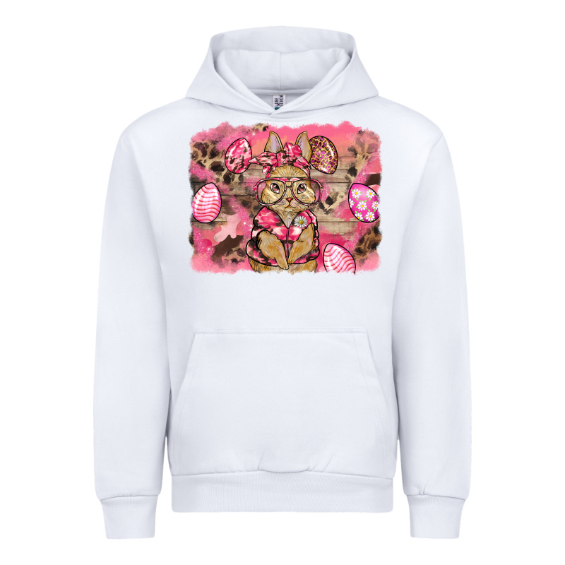 Pink Camouflage Bunny Background Urban Hoodie by BarkalooDesign | Teevron