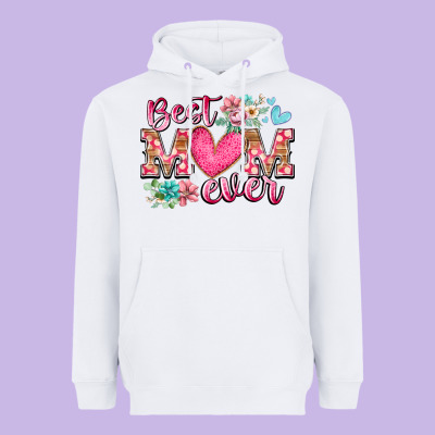 Best Mom Ever Heavyweight Hoodie Designed By Racoondesign