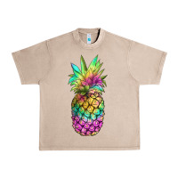 French Oak tie dye pineapple Urban Heavy Tee - JahusDesignShop