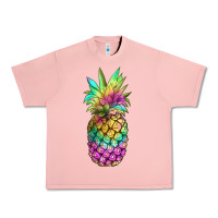 Salmon tie dye pineapple Urban Heavy Tee - JahusDesignShop