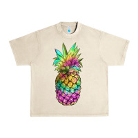 Sandshell tie dye pineapple Urban Heavy Tee - JahusDesignShop