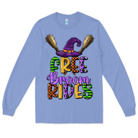 Colony Blue free broom rides Long Sleeve Tee - CowGirlArtShop