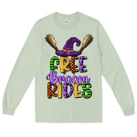 Matcha free broom rides Long Sleeve Tee - CowGirlArtShop