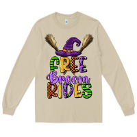 Mushroom free broom rides Long Sleeve Tee - CowGirlArtShop