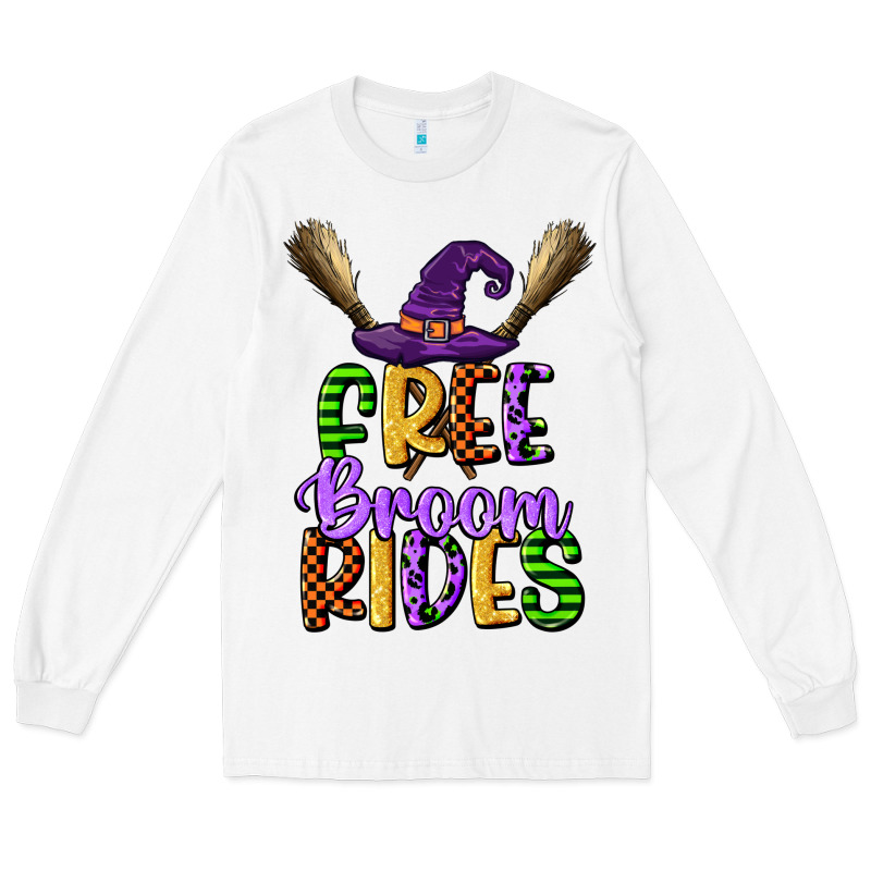 Free Broom Rides Long Sleeve Tee by CowGirlArtShop | Teevron